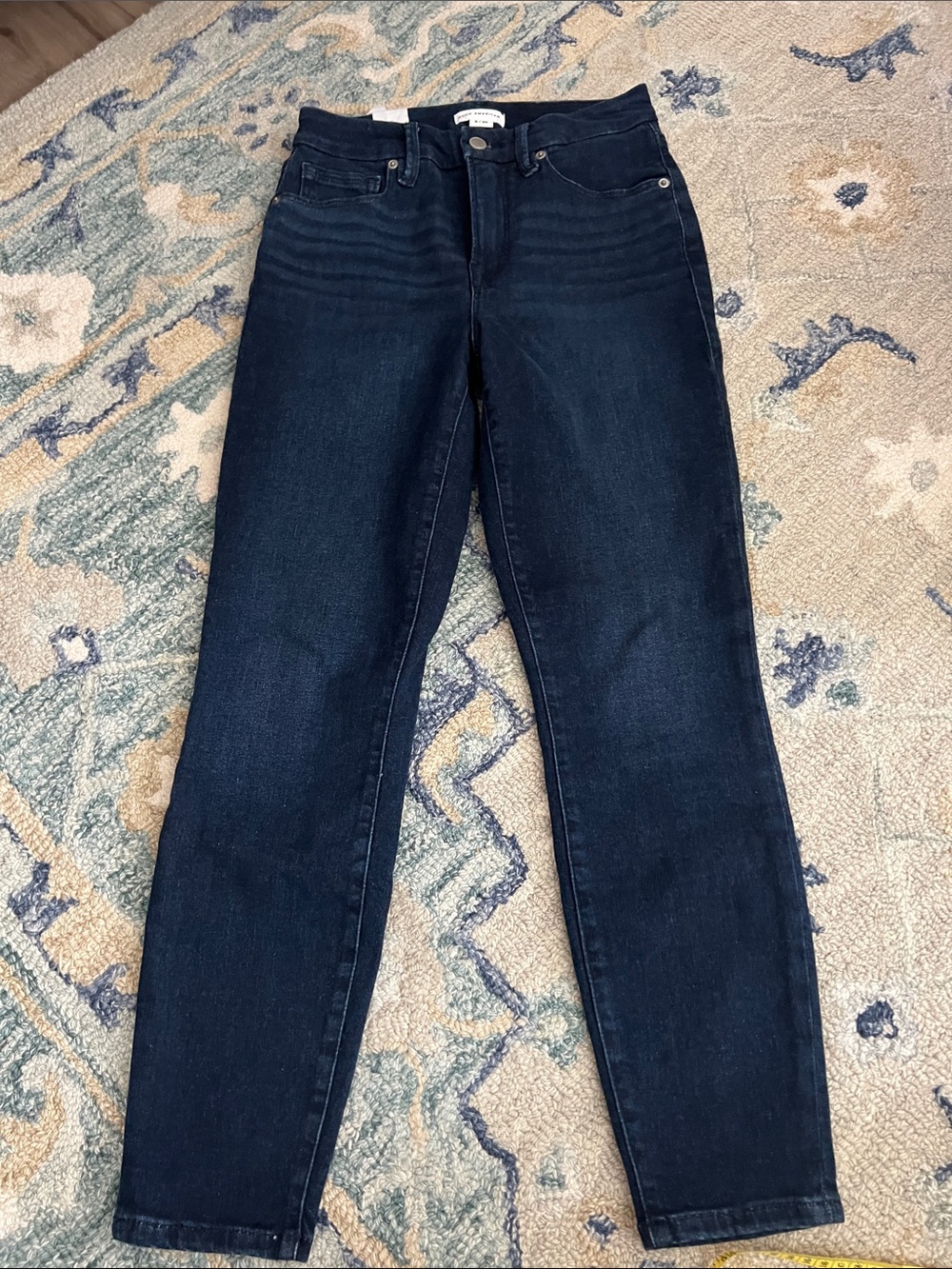 Good American Indigo High-Rise Skinny Jeans